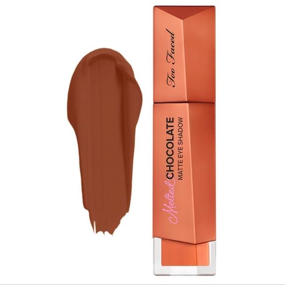 Too Faced Chocolate Matte Liquid Eyeshadow in Chocolate Chai (Matte Fudgey Brown - Picture 3 of 10